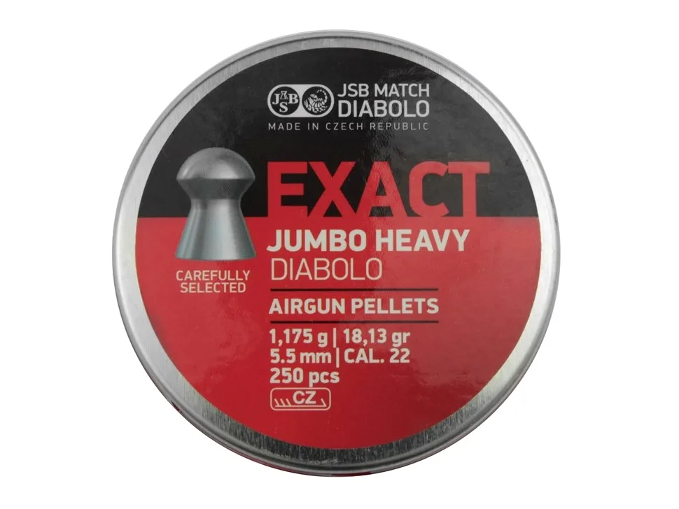 Фото Пули JSB Exact Jumbo Heavy Diabolo 5.5 мм 1.175 г (500 шт.) в интернет-магазине Nickhunter