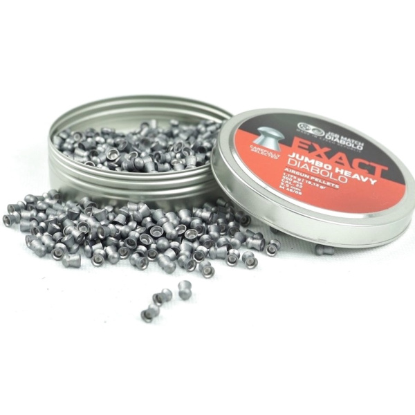 Фото JSB Exact Jumbo Heavy Diabolo 5,5 мм — 1,175 г (500 шт.) в интернет-магазине Nickhunter